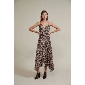 Acler Fall-Toned Floral Midi Dress